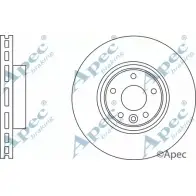 Тормозной диск APEC BRAKING OWEW41 1265434909 DSK3182 XE 1GGRC