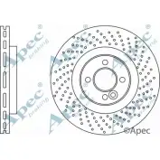 Тормозной диск APEC BRAKING 8117B3 1265434927 1IU QXC DSK3189