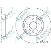 Тормозной диск APEC BRAKING N6RS8CT 1265434935 DSK3191 IK8 K2