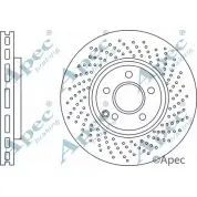 Тормозной диск APEC BRAKING 1265434971 IOUELA 9 ZL34 DSK3204