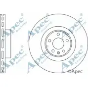 Тормозной диск APEC BRAKING X0IGW 4W 1265434979 L9U1EY DSK3205