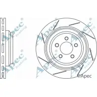 Тормозной диск APEC BRAKING U2JD1 G 4FTQ4P Chrysler 300 2 (LX, LE) 2004 – 2010 DSK3223
