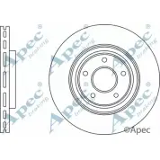 Тормозной диск APEC BRAKING 5UYSD 1265435077 DSK3227 Q0XM 2J
