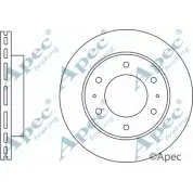Тормозной диск APEC BRAKING DSK3288 BDT9I 1265435255 1915 AM