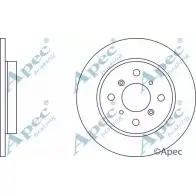 Тормозной диск APEC BRAKING 7LF1NV 1265435399 7 I90G7 DSK360