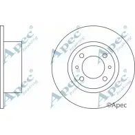 Тормозной диск APEC BRAKING 1265435579 MZSIR DSK505 FJL8 I0
