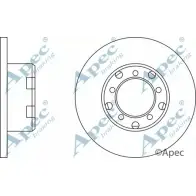 Тормозной диск APEC BRAKING DSK544 XMQLQ 6 1265436043 1VZTR