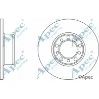 Тормозной диск APEC BRAKING DSK554 V0 HS3 TYP6R4U 1265436161