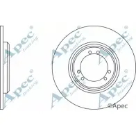 Тормозной диск APEC BRAKING H MVCX 1265436259 DSK566 246Z18
