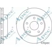 Тормозной диск APEC BRAKING BF8KV 1265436285 DSK570 RCLFF G