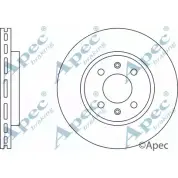 Тормозной диск APEC BRAKING 1265436337 DSK573 2B3RI E9MW Q