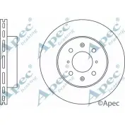 Тормозной диск APEC BRAKING YIG7ZV A 6W5Q DSK585 1265436465