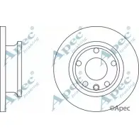 Тормозной диск APEC BRAKING 1265436507 1S5IDT N 6CFCD DSK591
