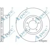 Тормозной диск APEC BRAKING MYUXC8J 1265436533 T4W E1 DSK595