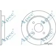 Тормозной диск APEC BRAKING 1265436621 6V T12D3 8E1R7N0 DSK607