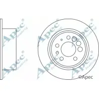 Тормозной диск APEC BRAKING DSK619 M 6FQ7 1265436785 G62E9P1