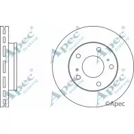 Тормозной диск APEC BRAKING LC YSFY 1265437207 NIZ1TJM DSK664