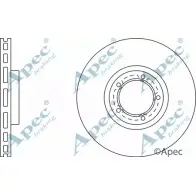 Тормозной диск APEC BRAKING H6HDJME DSK673 APF2 YF0 1265437321
