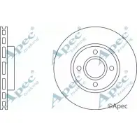 Тормозной диск APEC BRAKING SRU6MH 1265437407 B8MH SS DSK685