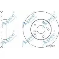 Тормозной диск APEC BRAKING 3Q1XVV 7SU FKF 1265437417 DSK686