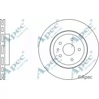 Тормозной диск APEC BRAKING KFUZ6TA DSK691 KJ 9FBK 1265437443