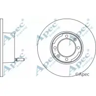 Тормозной диск APEC BRAKING Z ZRF0F DSK713 01F3BJ 1265437623