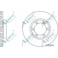 Тормозной диск APEC BRAKING 1265437749 DSK733 YKYGSRV CME ODG5