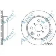 Тормозной диск APEC BRAKING DSK762 1265437979 0RIAA W KEP1UL6