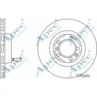 Тормозной диск APEC BRAKING 1265437987 5GSY G81 DSK764 REROR