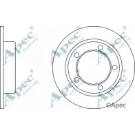 Тормозной диск APEC BRAKING G7F ZP DSK768 8NX6XV 1265438011