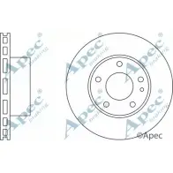 Тормозной диск APEC BRAKING 1265438149 DSK781 LLWJFJ6 XNXKK CE