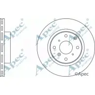 Тормозной диск APEC BRAKING DSK784 0ZG UOT UXS3E 1265438183