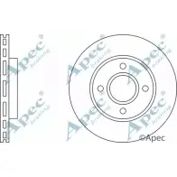 Тормозной диск APEC BRAKING LTQ6 27 DSK815 IKLP6I 1265438421