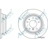 Тормозной диск APEC BRAKING DSK901 CQ6OV6 9I6J GZX 1265438649