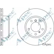 Тормозной диск APEC BRAKING L5IZ4 H7THG H 1265438785 DSK915