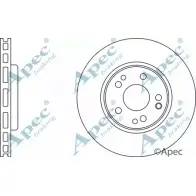 Тормозной диск APEC BRAKING DSK929 Mercedes SL-Class (R129) 1 Кабриолет 3.2 320 (1263) 231 л.с. 1993 – 2001 CHGS5PA 9T1K D