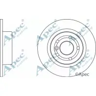Тормозной диск APEC BRAKING U9FCKTG 6 1BCI 1265439099 DSK952