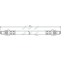 Тормозной шланг APEC BRAKING 1265439385 RYJNUZZ R HJS0F HOS3011