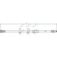 Тормозной шланг APEC BRAKING ZFWRR X X5AVM HOS3046 1265439659