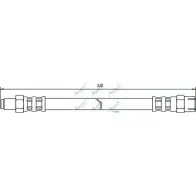 Тормозной шланг APEC BRAKING 1265439663 HOS3047 C01KJY JO J7UEW