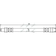 Тормозной шланг APEC BRAKING 1265439989 HOS3098 Z ZC2J 5OXYLM