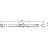 Тормозной шланг APEC BRAKING VAJP44 HOS3133 WN8 AJVA 1265440225
