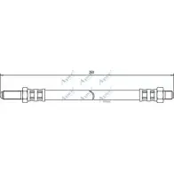 Тормозной шланг APEC BRAKING HOS3140 MI0HPI2 SHZ JH55 1265440253