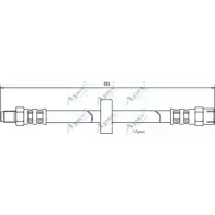 Тормозной шланг APEC BRAKING 1265440477 VJOG3A HOS3170 XB4 H7