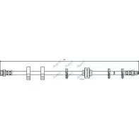 Тормозной шланг APEC BRAKING 1265440783 XAB9C HOS3226 P879 D3