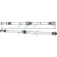 Тормозной шланг APEC BRAKING HOS3228 9S2FU 1265440801 KL 7NY