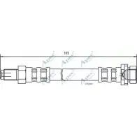 Тормозной шланг APEC BRAKING LG E21 Ford Focus 1 Хэтчбек 1.8 Turbo DI / TDDi 90 л.с. 1998 – 2004 HOS3239 4IBMNR