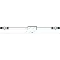 Тормозной шланг APEC BRAKING HOS3249 AY UX50 JWK5K 1265440941