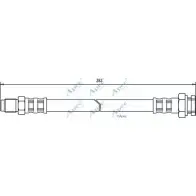 Тормозной шланг APEC BRAKING 1265440947 4EYM F HOS3250 SRKWW4Y