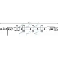 Тормозной шланг APEC BRAKING HOS3275 Peugeot 406 1 (8E, 8F) Универсал 2.0 16V 135 л.с. 1999 – 2000 OMGK M N4MBR